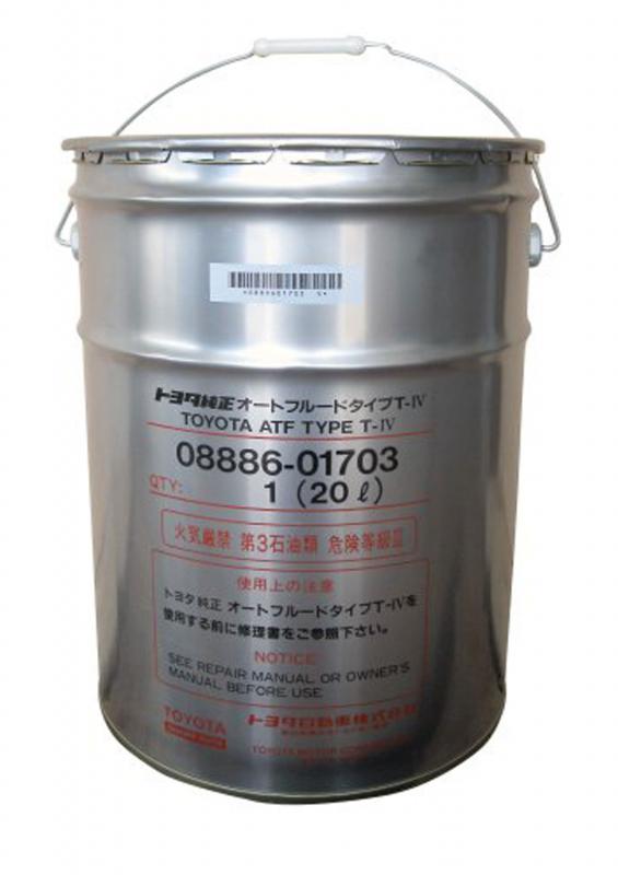 TOYOTA ATF Type T-IV арт. 0888601703